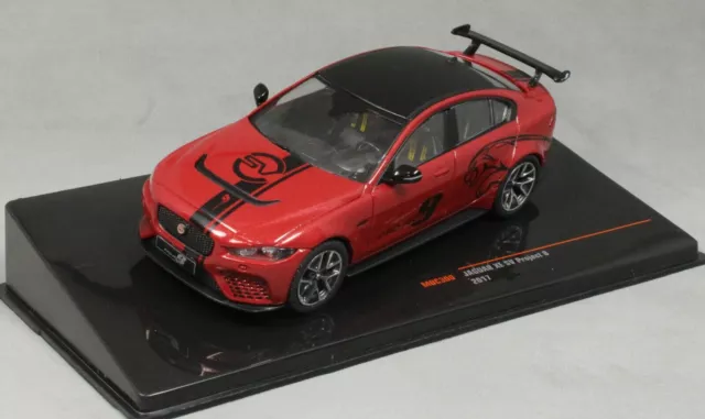 IXOMODELS, JAGUAR XE SV Project 8 2017 red metallic, 1/43, IXOMOC300