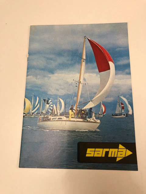 SARMAN le gréement dormant  Bateau Voilier catalogue publicitaire vintage C30