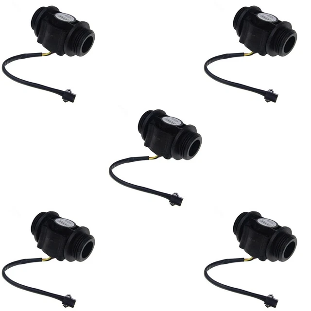 Misuratore di portata contatore contatore sensore flusso acqua 5 x Dn25 Fs400A G1 pollici 1-60 L/MA6P9