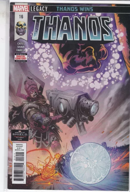 Marvel Comics Thanos Vol. 2 #16 April 2018 Schneller Versand Am Selben Tag