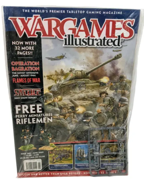 Wargames Illustrated Tabletop Gaming Magazine #260 Jun 2009 & Miniature Riflemen