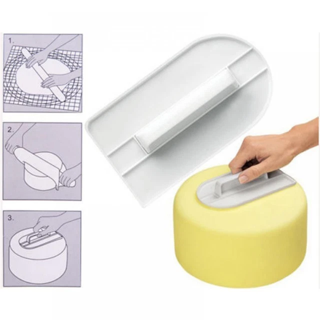Moda Pastel Suave Decoración Azucarería Fondant Goma Pasta Pulidora Molde Herramienta