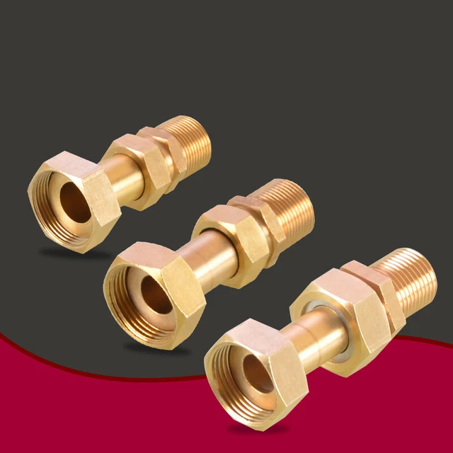 1/2" 3/4" 1" Water Meter Flow - Cold & Hot House And Garden Various Connectors