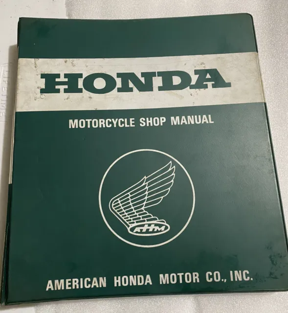 1986 Honda XR200R Motorcycle Shop Repair Manual w/Vintage Original Binder OEM