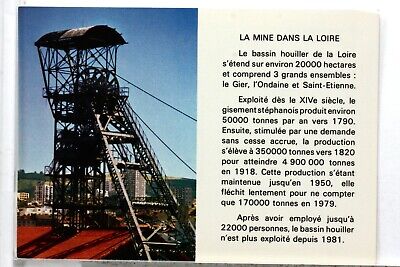 CPSM saint etienne loire mine wells couriot 6629 bis postcard