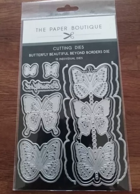 The Paper Boutique Butterfly Beautiful Beyond Borders Stanzset (15 Würfel)