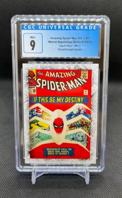 Marvel Beginnings Series 2 Breakthrough Issues B-71 Amazing Spider-Man #31 CGC 9