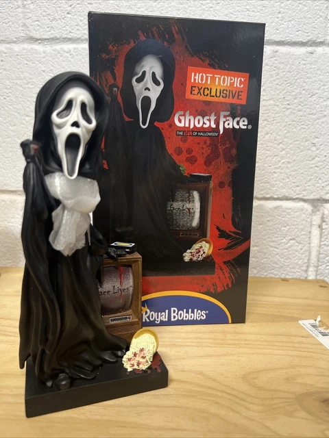 Royal Bobbles Scream Ghost Face Hot Topic Exclusive Halloween Bobblehead 2021