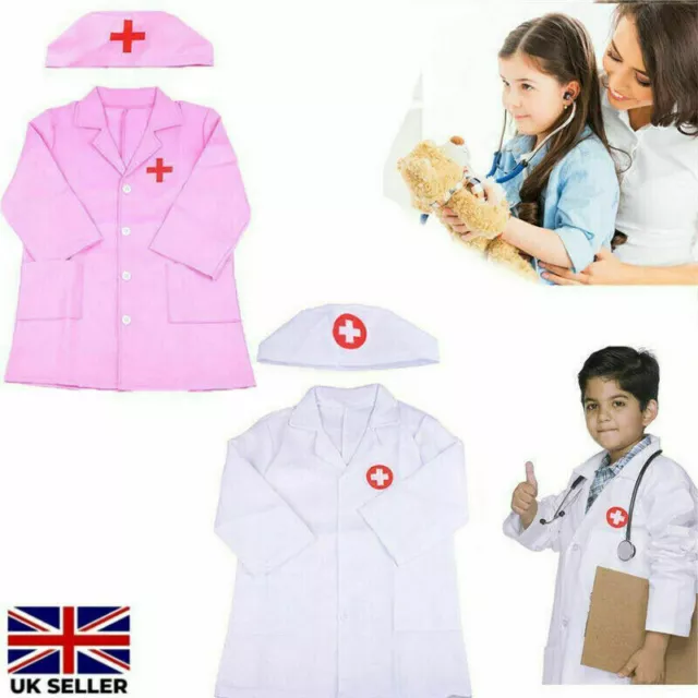 Doctor Set Dress Up Kids Role Play Pretend Toys for Boys Girls 3 4 5 6 Years Old