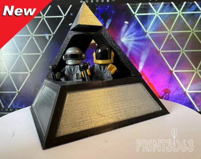 Pyramide Daft Punk custom LEGO Coachella live 2006 (disponible)