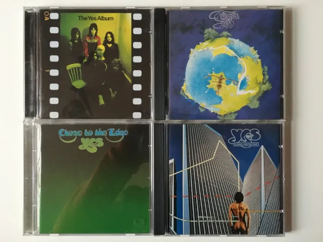 YES - The Yes Album, Fragile, Close To The Edge, Going Fo the One, 4x CD's