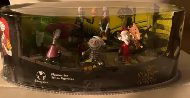 The Nightmare Before Christmas Disney Store New Figure Set