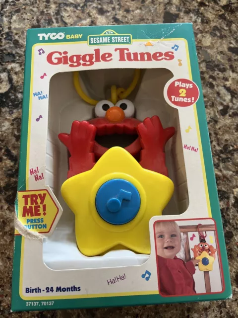 Fisher Price Sesame Street Giggle Tunes Elmo Brand New in Package Vintage