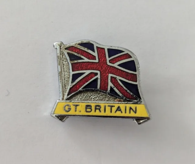 Great Britain Vintage Enamel Pin Badge