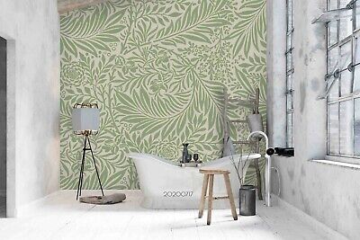 3D Green Leaves Floral Self-adhesive Removeable Wallpaper Wall Mural Sticker 21