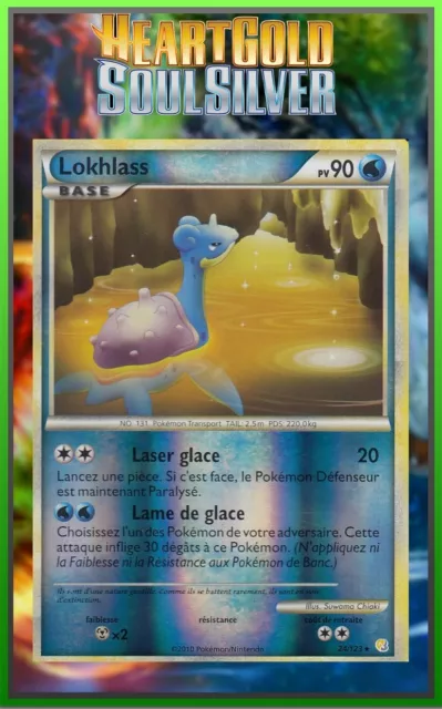 Lokhlass Reverse - HeartGold and SoulSilver - 24/123 - Carte Pokémon Française