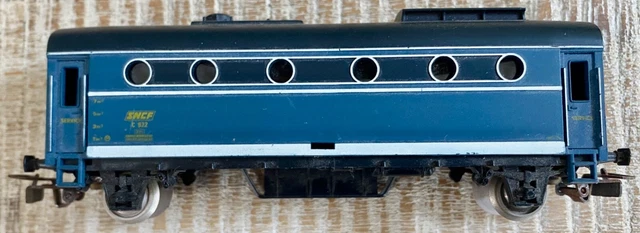 JOUEF FOURGON A BAGAGE SNCF MODIFIER ECLAIRAGE LEDS HO EN BOITE ROU 4620 Ho