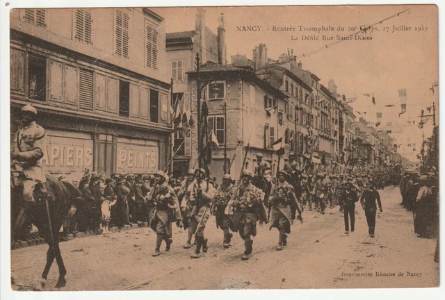 NANCY - CPA 54 - Vie Militaire - Rentrée du 20eme Corps d' Armée Juillet 1919 20
