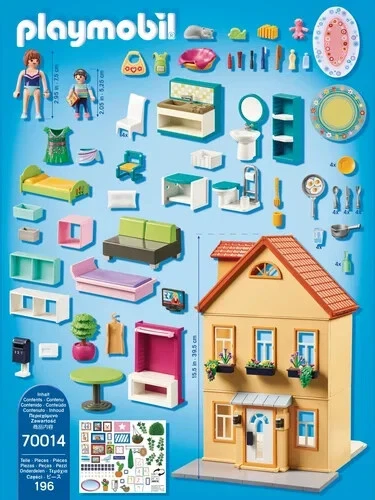 Clôture Playmobil City Life 4280 - Parking Et Maison, Accessoire Neuf