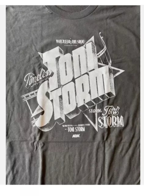 AEW  Timeless Toni Storm T-Shirt Size L All Elite Crate New