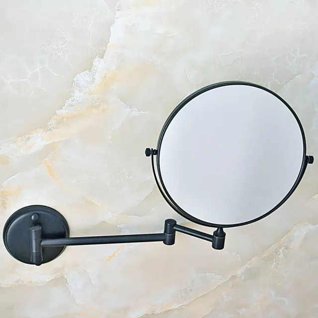 Oil Rubbed Brass Beauty Makeup Cosmetic Double-Sided Magnifying 3x Mirror yba634