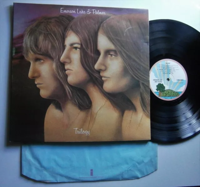 EMERSON LAKE AND PALMER: TRILOGY (Island)  1972 LP