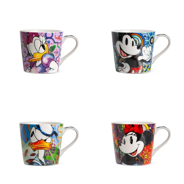 Egan Porzellan-Becher 'Donald Forever & Ever' - 430 Ml, Disney Kollektion, Mikrowellen- Und Spülmaschinengeeignet
