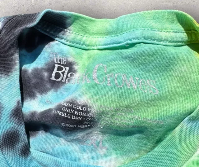 Black Crowes Shake Your Money Maker Tour Tee Tye Dye Shirt 2020 XXL 3