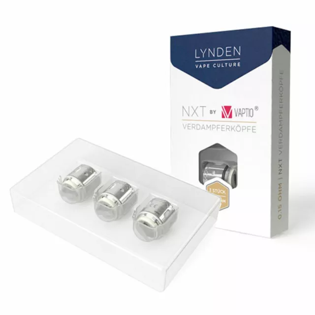 Lynden NXT Coils Verdampferkopf | W2 0,4 Ohm | W8 0,15 Ohm | 3 Stück Ersatzcoils