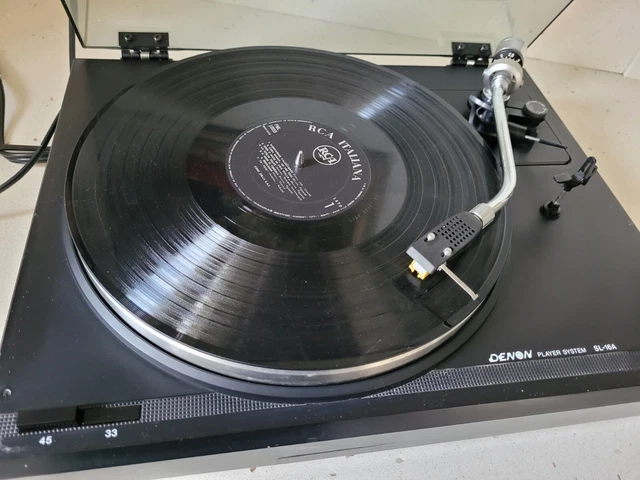 Platine Vinyle Vintage Denon SL-9DA – Rare – état Correct, Fonctionnelle