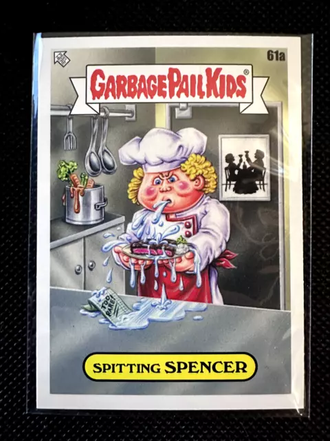 2021 Topps Garbage Pail Kids Food Fight! Spitting Spencer #61a