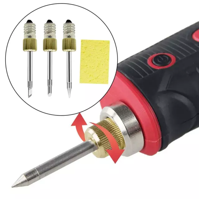 3 Pieces Replacement Soldering Iron Tips E10 Interface