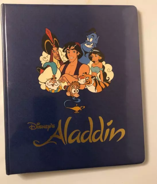 Aladdin Disney 1993 SkyBox Trading Cards Complete Set 1-90 Custom Binder