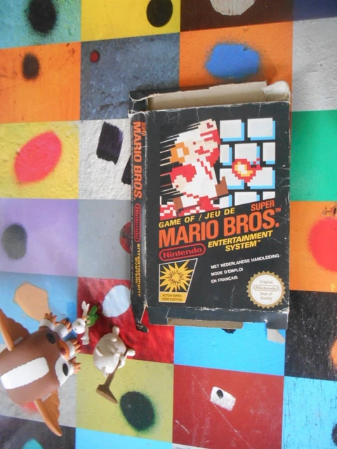 ~*~  bOite  viDe suPer  MARIo  BRoS. -   - FAH ~~  NINTENDo NES  ~ 1987 ~* ~~