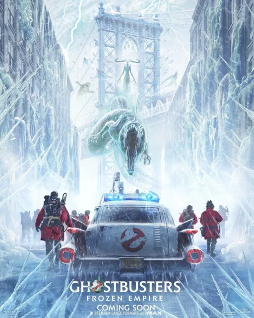 Ghostbusters Frozen Empire Movie 2024 Film Poster - A3 - 42cm x 30cm - 260gsm