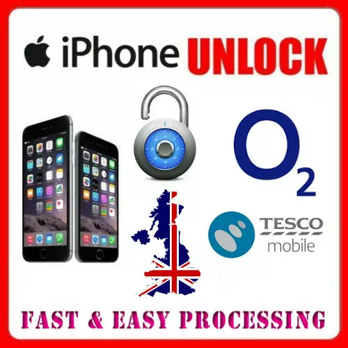 O2 & Tesco UK UNLOCK CODE for iPhone XS Max XR XS 8 8+ 7 7+ 6S+ 6S 6+ 6 5S Plus