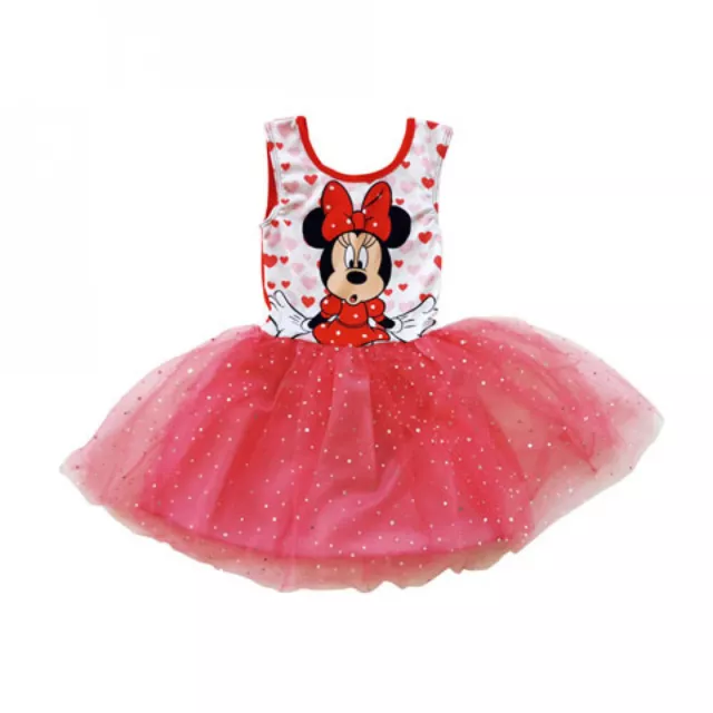 Minnie Maus Ballettkleid Trikot Disney Größen: 92/98 104/110 116/122 3