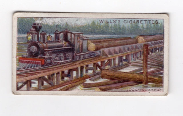 Scenes of Canada #33 A logging Steam Train