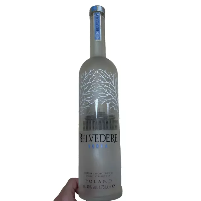 belvedere vodka 1.75 lt - bottiglia vuota