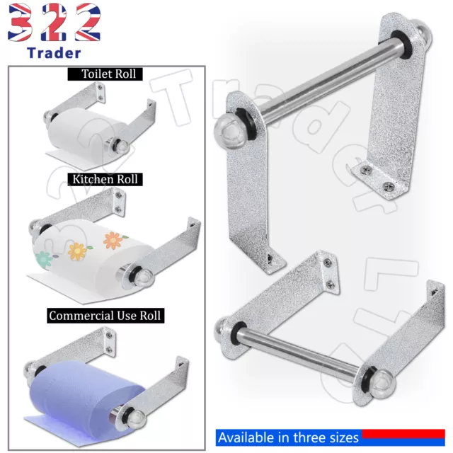 Wall Mounted Tissue Roll Holder - Kitchen Work Van Toilet Commercial Blue Tissue