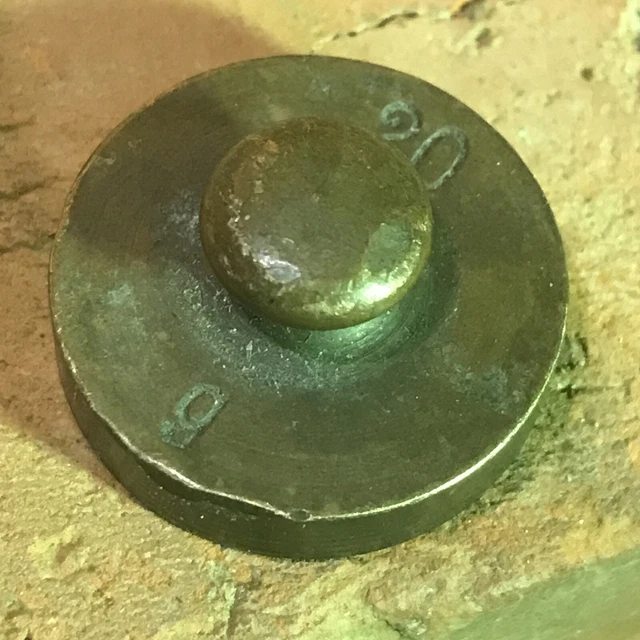 20 G Messing Gewichte Kaufmannsgewichte Waage Deko Gramm Gewicht Selten Sammler
