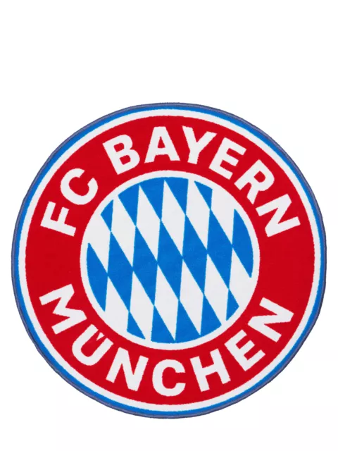FC Bayern München Teppich rund | Logo | Rot | Fußball
