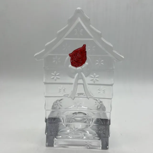 Celebrations Mikasa #5236934 Cardinal Birdhouse Tealight Holder 6In