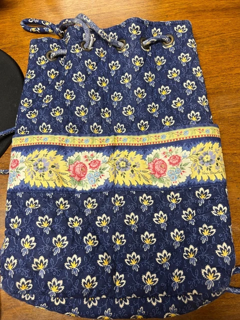 Women "Vera Bradley blue/yellow shoulder cloth bag. Pre. Owned
