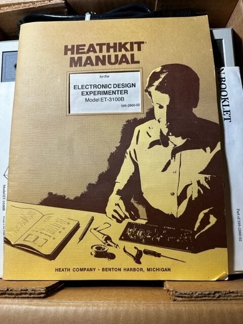 HEATHKIT ET-3100B ELECTRONIC Design Experimenter, built but never used ...