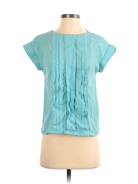 Jason Wu for Target Women Blue Short Sleeve Blouse XS