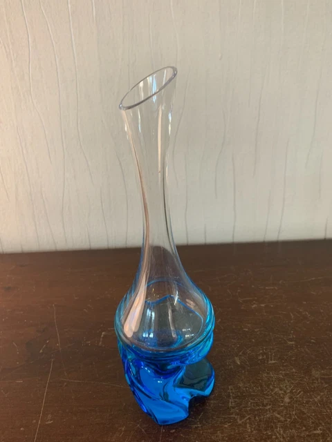 Vase soliflore vintage en cristal | Location décoration mariage Ile de