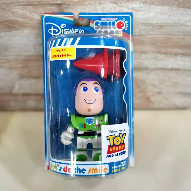 DISNEY BUZZ LIGHTYEAR Traffic Cone Toy Story Smile Figure Arm Moving