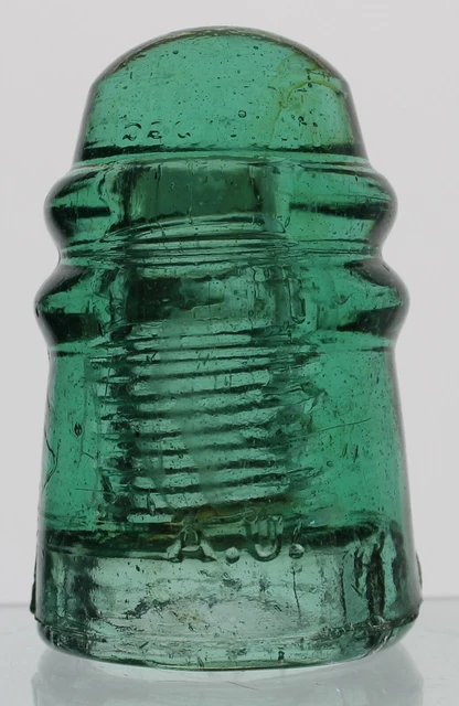 Green Cd 121.4 Patent Dec. 19. 1871 A.u. Glass Insulator
