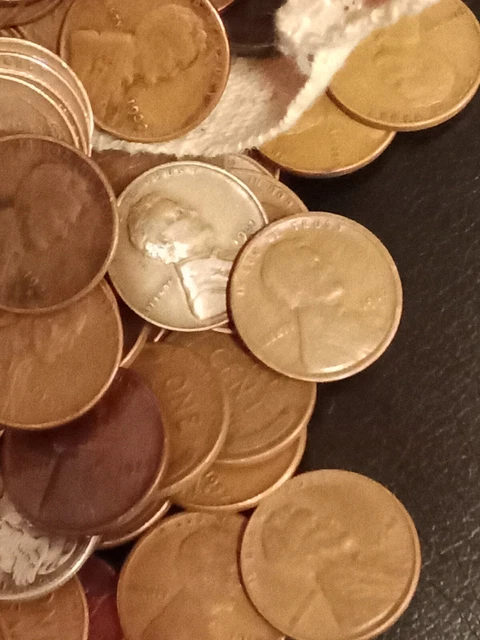Lincoln wheat cent lot 24+ LBS pennies from old house Wheat Penny Vintage coins 9